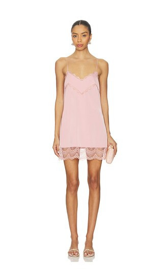 MORE TO COME Elkin Mini Dress in Pink. - size L | Revolve Clothing (Global)