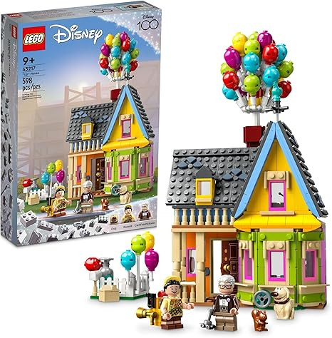 Lego Disney and Pixar ‘Up’ House 43217 Disney 100 Celebration Building Toy Set for Kids and M... | Amazon (US)