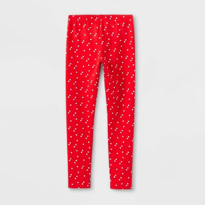 Girls' Heart Leggings - Cat & Jack™ | Target