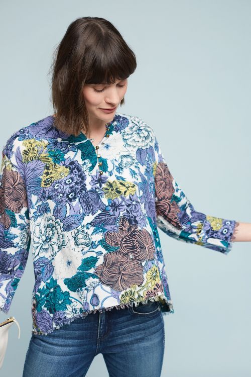 Morgan Printed Top | Anthropologie (US)