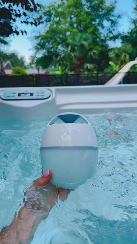 Pool Speaker with Lights ✨🎶 In love with this speaker. Lights up and good sound! Happy summer y’all 

#LTKtravel #LTKswim #LTKFind