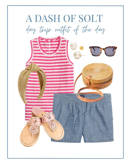 Easy, classic summer outfit! Perfect for vacation or day trips! 


Classic style, preppy, preppy style, ootd, outfit of the day, stripes, chambray shorts, summer style, mom outfit, vacation outfit, Palm Beach sandals, east coast style, east coast preppy, pearls, preppy living, coastal style, coastal granddaughter, J.Crew, J.Crew Factory 

#LTKSeasonal #LTKunder100 #LTKstyletip