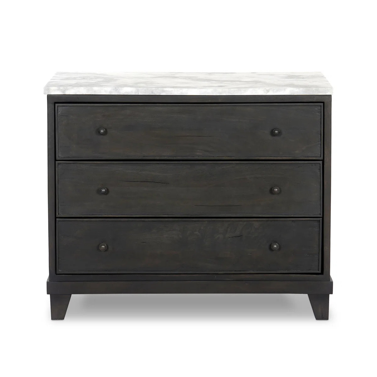 Odette Nightstand-White Statuario Marble | Wayfair North America