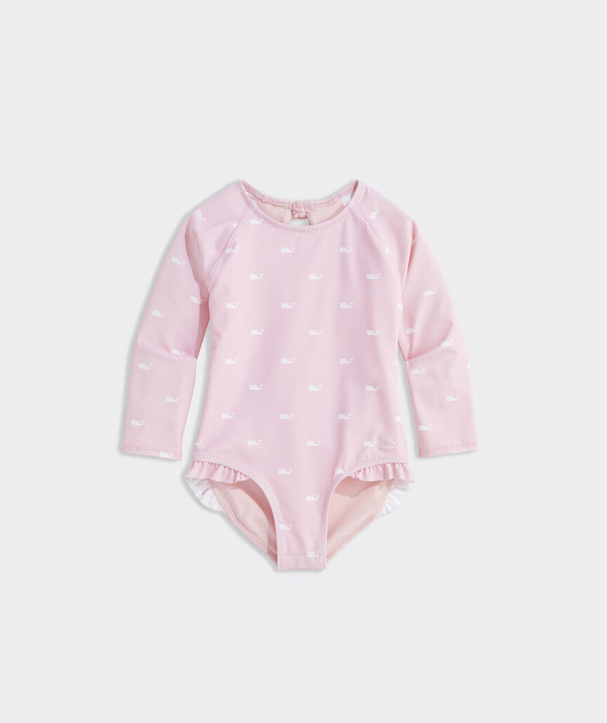 Baby Girl Long-Sleeve One-Piece | vineyard vines