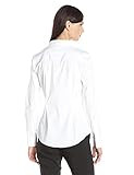 Theory Women's Luxe Tenia Button Down Blouse, White, XXXS | Amazon (US)