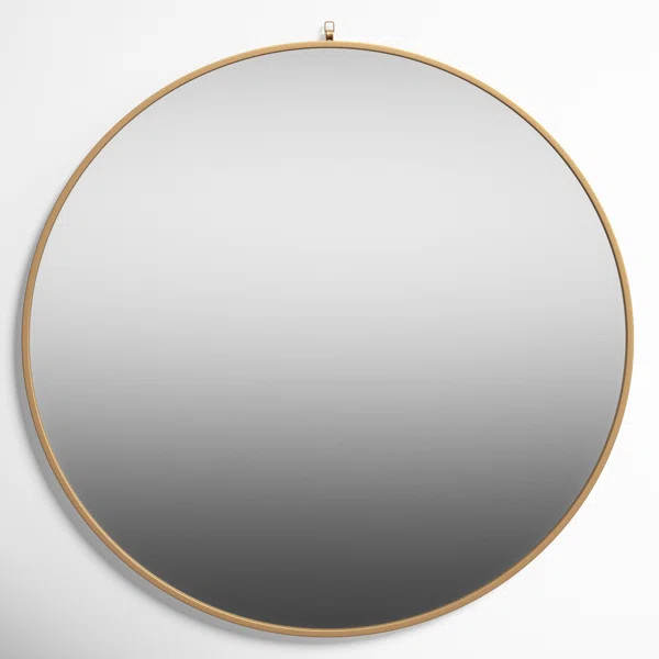 Cassie Metal Round Wall Mirror | Wayfair North America