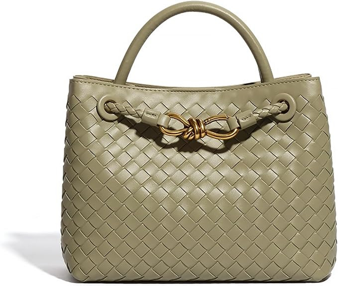 Woven Bag for Women, Woven Tote Bag, Top Handle Hobo Bag Woven Shoulder Bag Crossbody Satchel Bag... | Amazon (US)