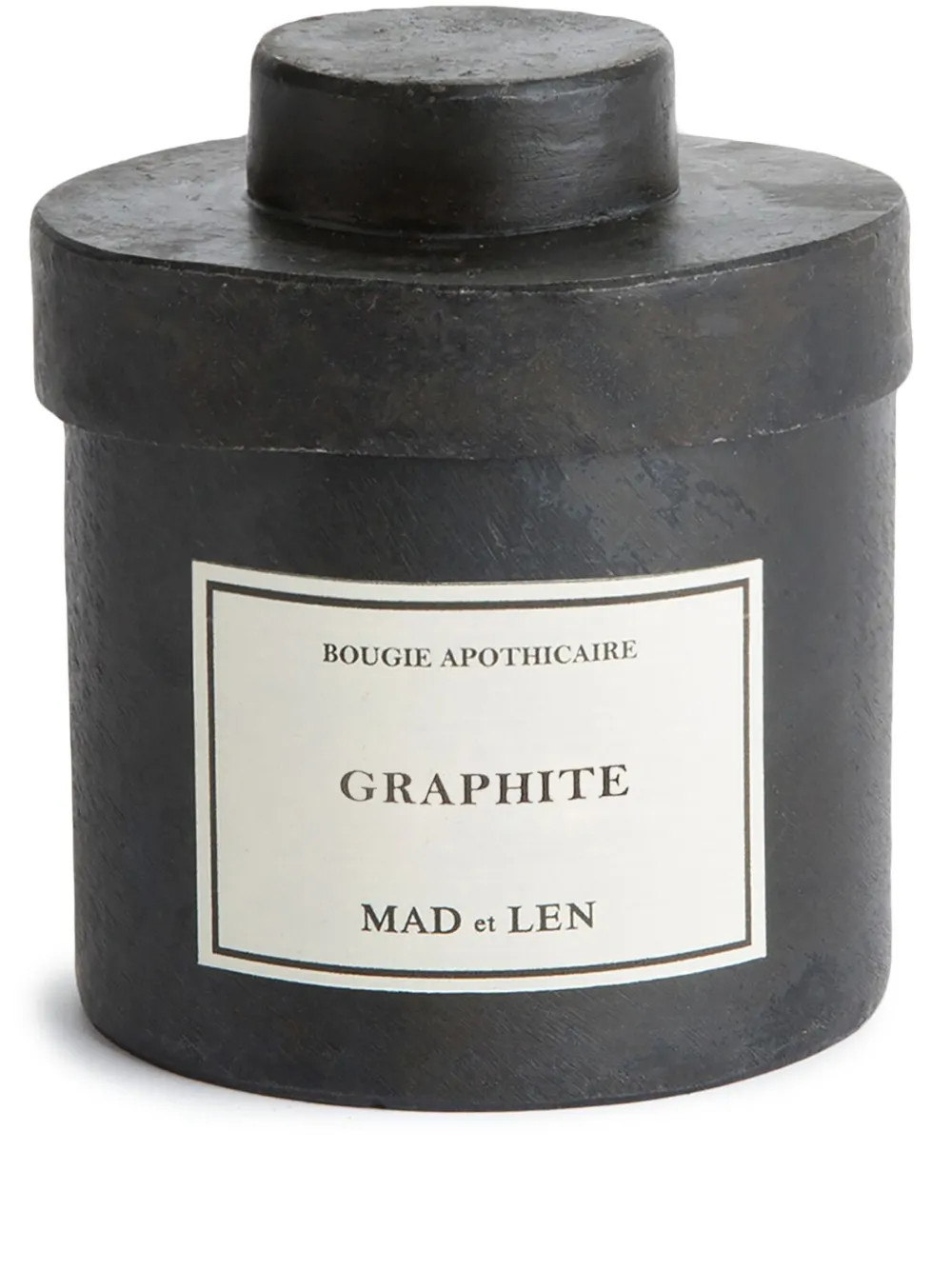 MAD Et LEN D'Apothicaire Graphite Scented Candle (300g) | Black | FARFETCH | Farfetch Global