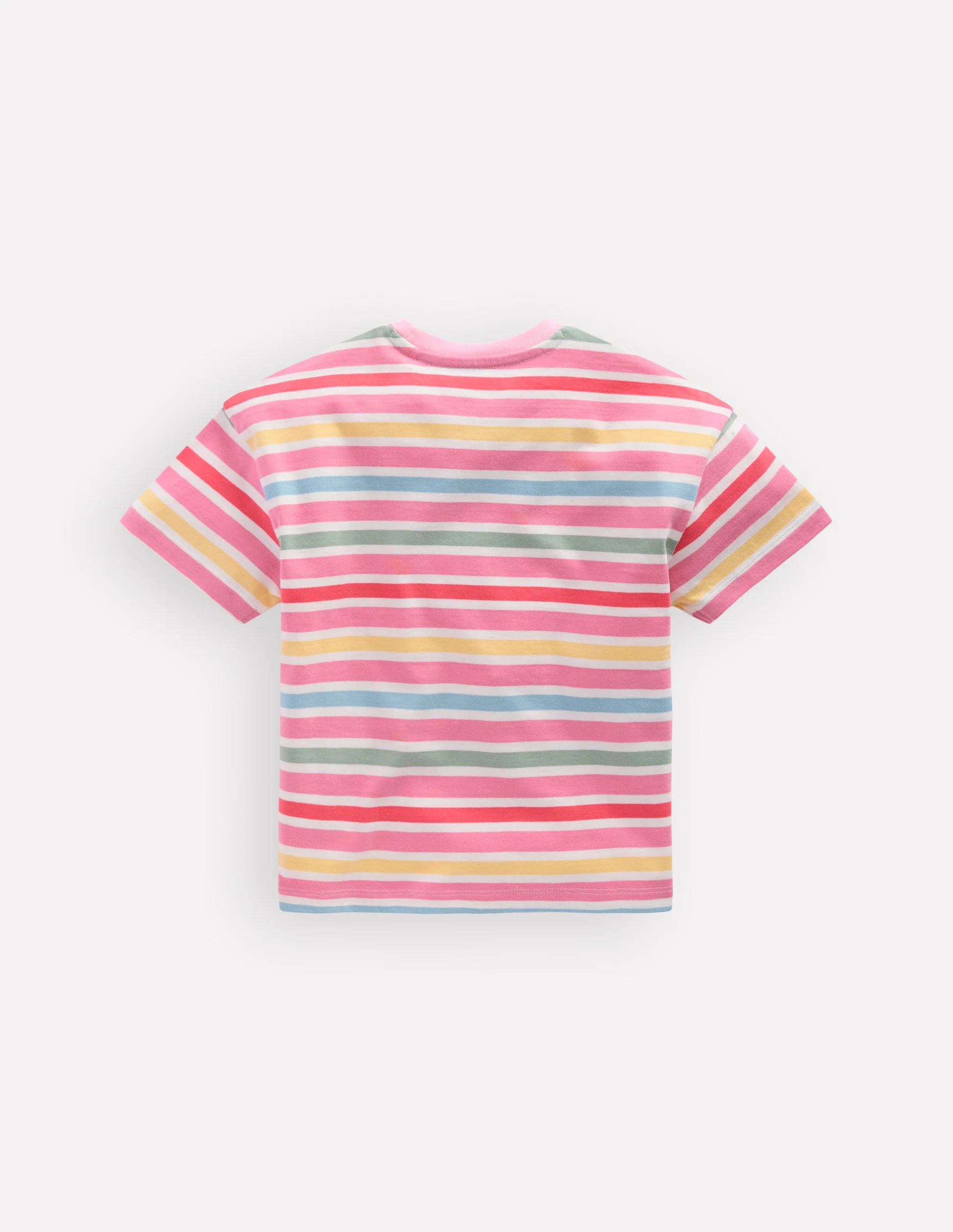 Easy Breton T-shirt-Kingfisher Blue Cherries | Boden (US)