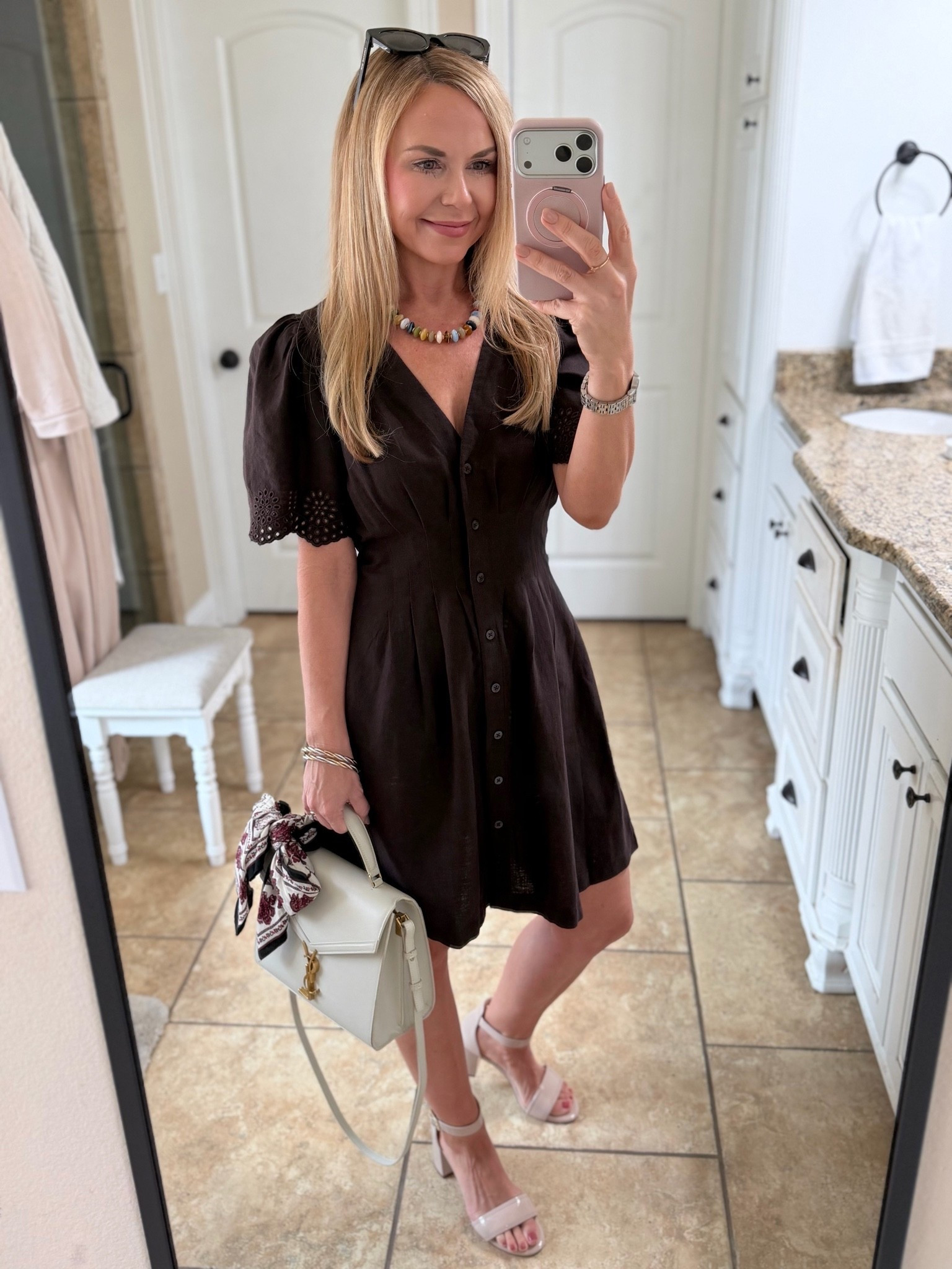 Sunday’s dress on sale! Love the brown of course

#LTKSeasonal #LTKootd #LTKSaleAlert