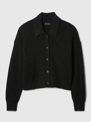 CashSoft Relaxed Rib Cardigan | Gap (US)