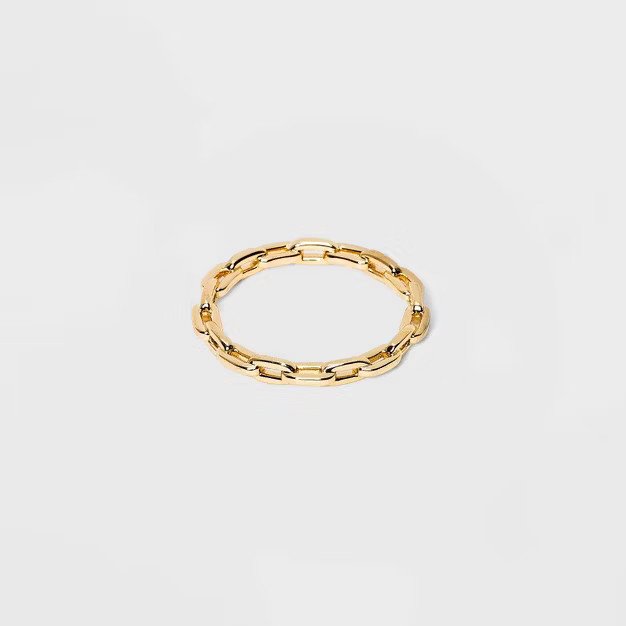 SUGARFIX by BaubleBar Gold Link Chain Ring | Target