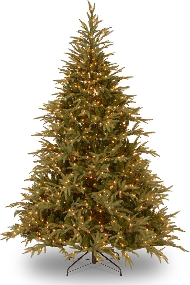 National Tree Company Pre-Lit 'Feel Real' Artificial Full Christmas Tree, Green, Frasier Grande, ... | Amazon (US)