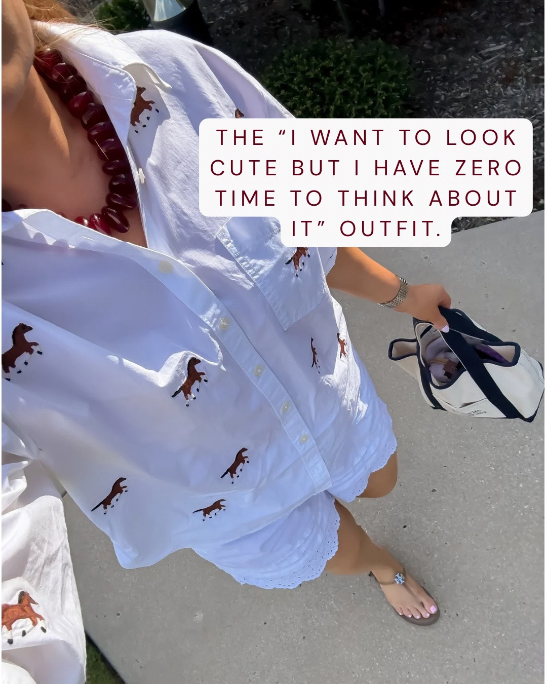 The “I want to look cute but have zero time to think about it” outfit 🤍 A fun printed button-down instantly makes simple white shorts feel more styled. I love this combo for school drop-off, lunch, errands or weekend plans — easy, comfortable and still feels like you tried!
#LTKStyleTip #CasualStyle #MomOutfit #ButtonDown #WhiteShorts

#LTKActive