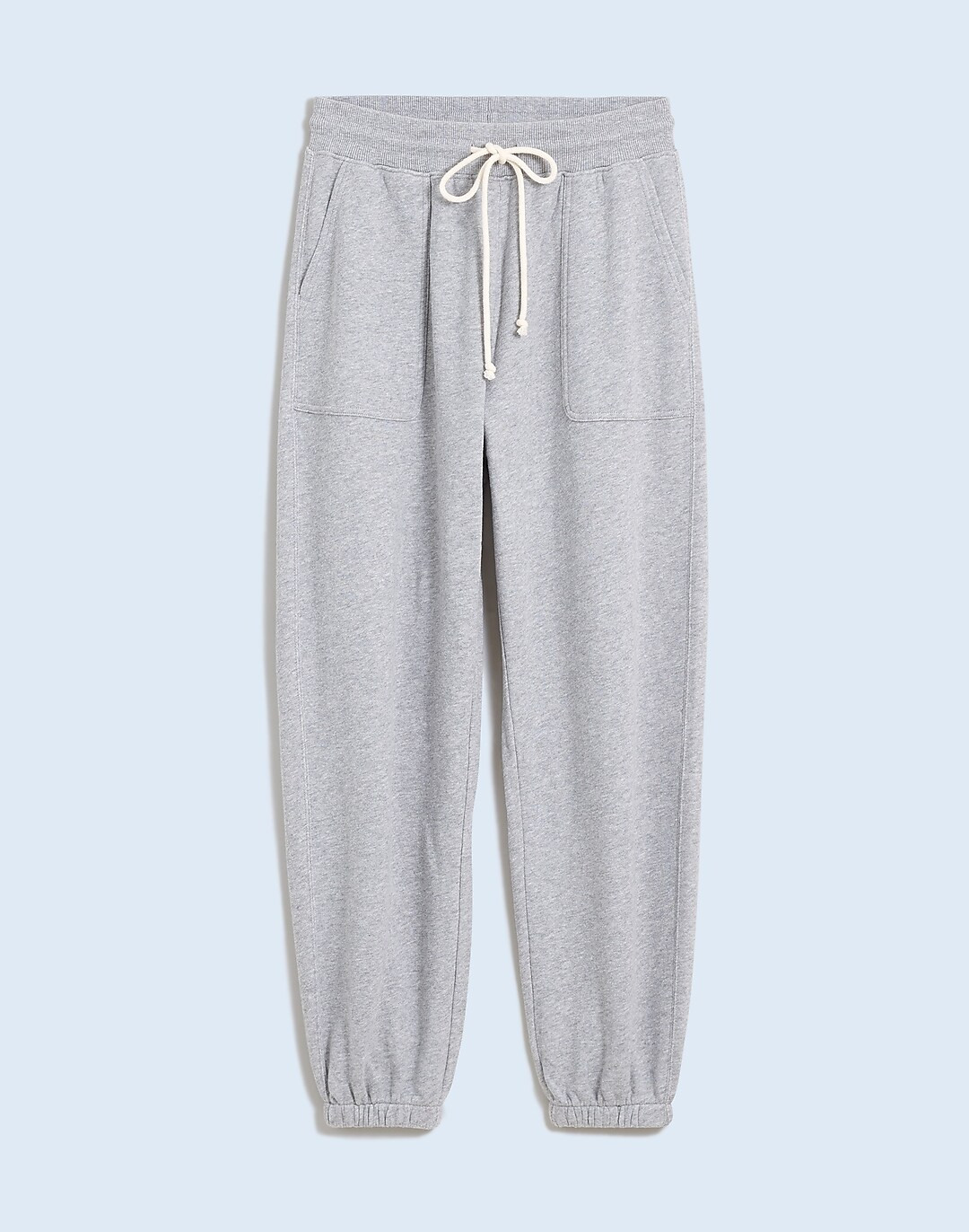 Heathered Terry Classic Drawstring Joggers | Madewell
