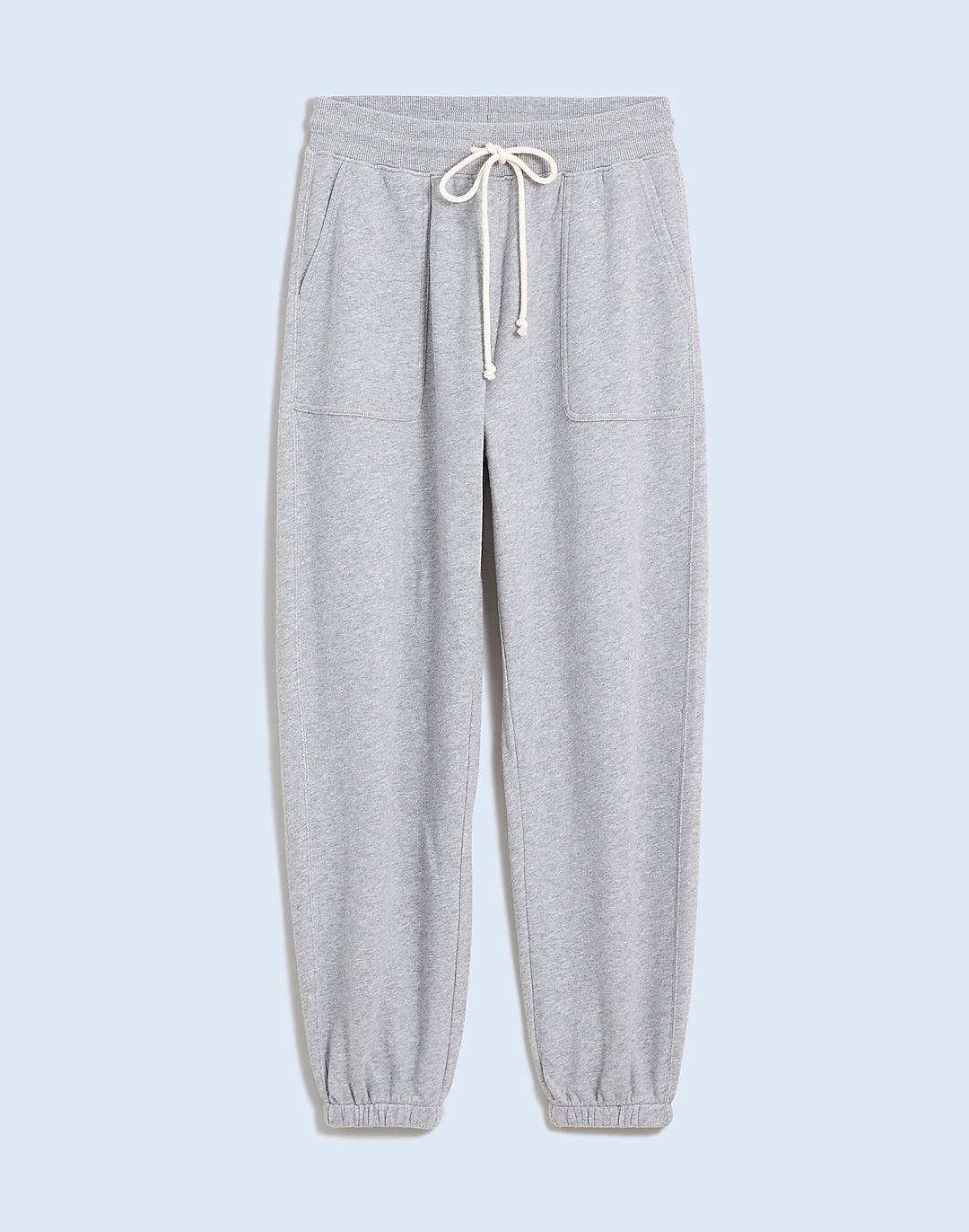 Heathered Terry Classic Drawstring Joggers | Madewell