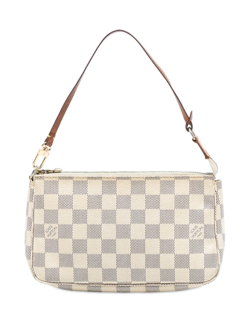 Louis Vuitton Pre-Owned 2007 Damier Azur Pochette Accessoires shoulder bag - White | Farfetch Global
