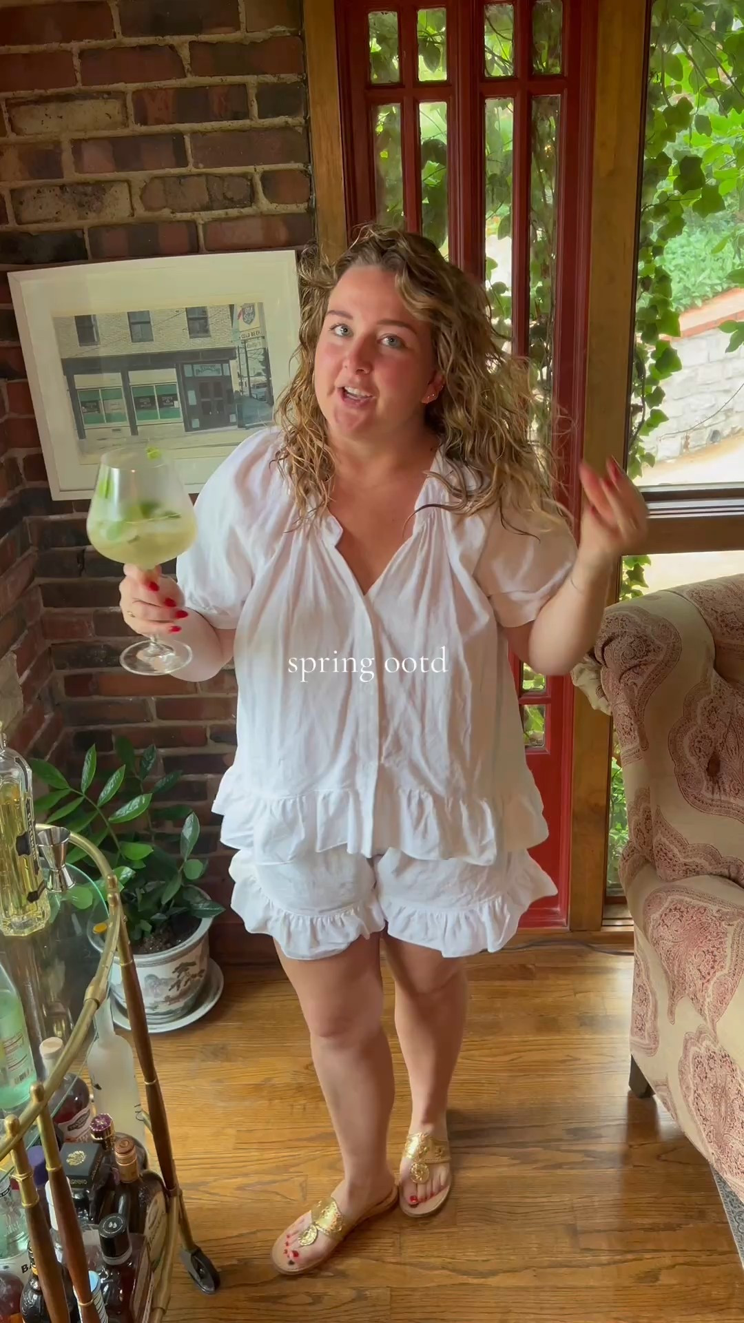 <spring ootd> this set from @Amazon is going to be on regular rotation this summer. Shoes are @JackRogersUSA and the wine glass is @crateandbarrel. #ootd #ootn #springoutfit #springfashion #springoutfitideas #outfitinspo #outfitideas #amazonset #lovemyjacks #easyoutfits #summeroutfit 

#LTKStyleTip #LTKFindsUnder50 #LTKMidsize