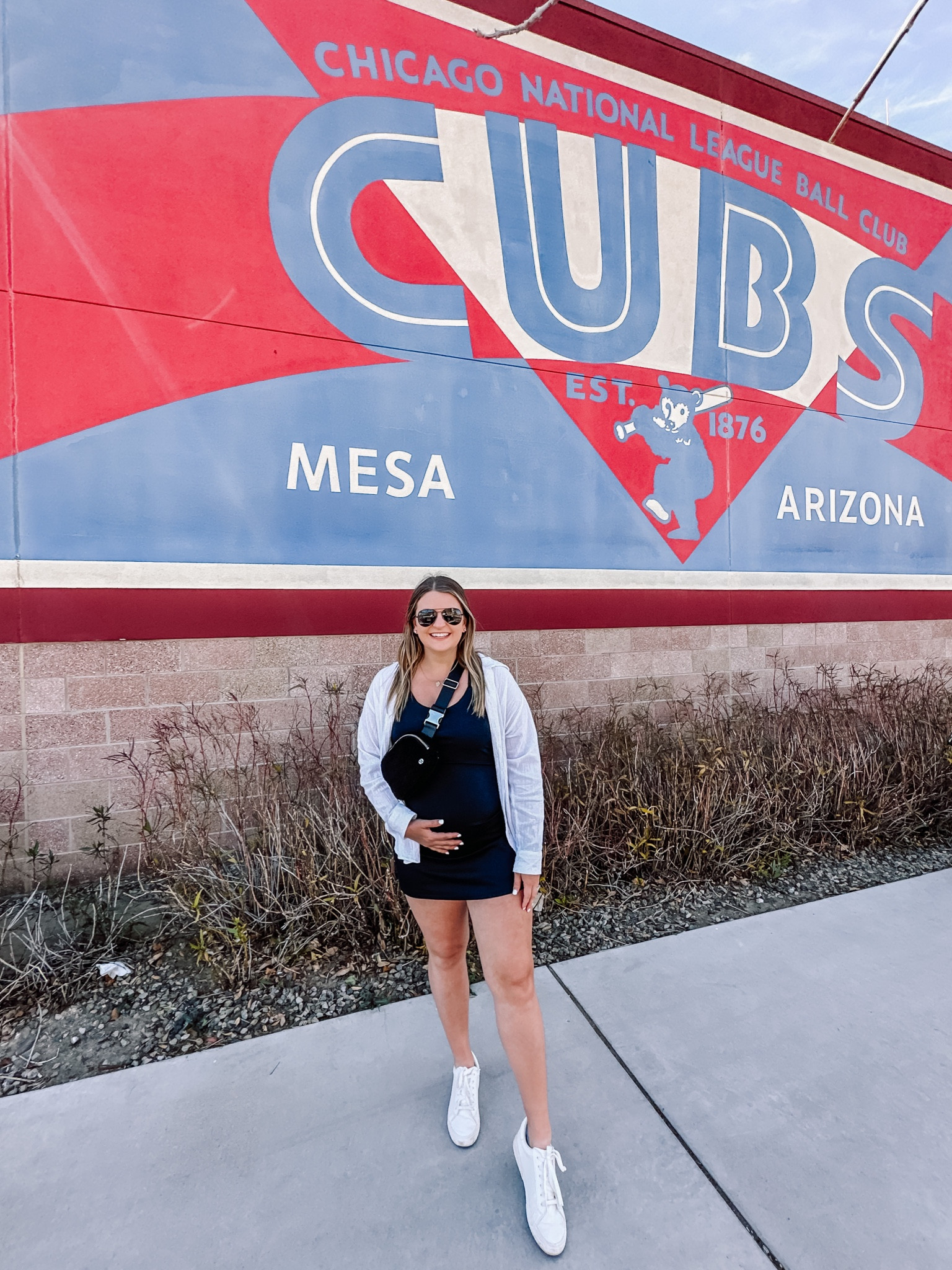 Finally made it to a spring training game⚾️☀️ felt so good to enjoy the sunshine!

This Amazon dress is so similar to my Abercrombie one & more than half the price! Bump friendly too👌🏼

#LTKunder50 #LTKbump #LTKstyletip