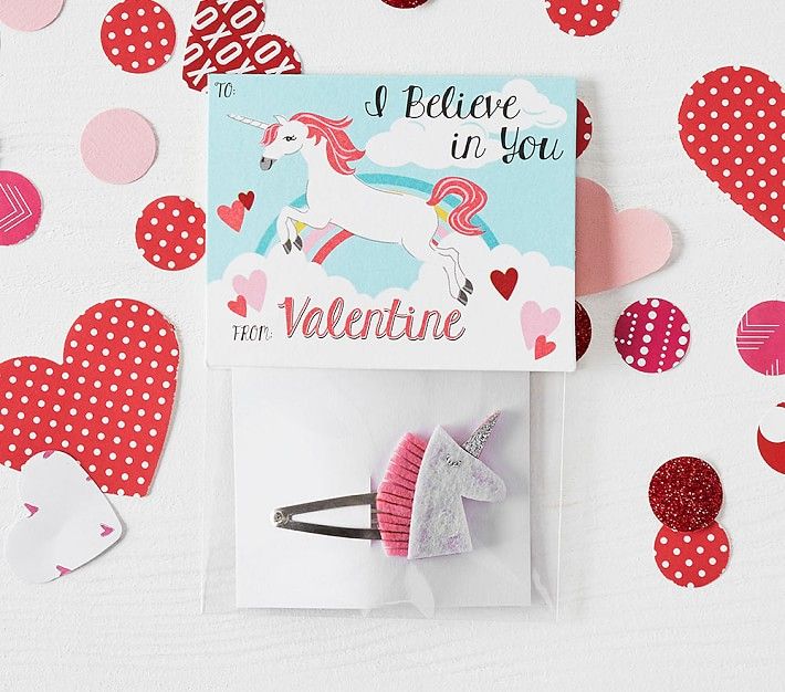 Unicorn Classroom Valentine | Pottery Barn Kids