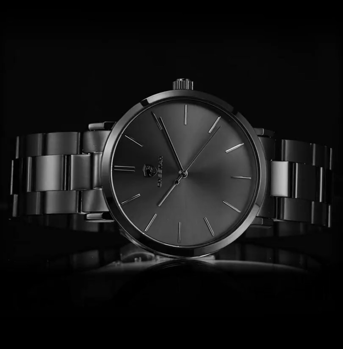 GOLDEN HOUR Men's Watches Slim Minimalist Runway
Plated Stainless Steel Quartz Analog Watch