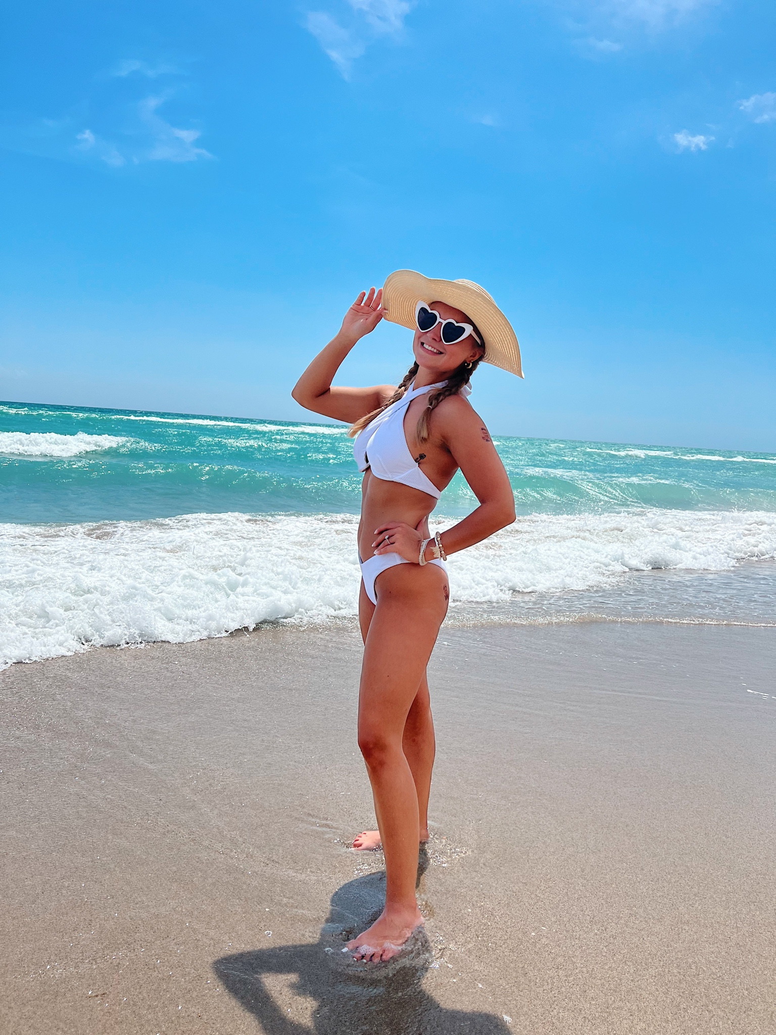 Beach bachelorette🤍

#LTKswim #LTKunder50 #LTKwedding