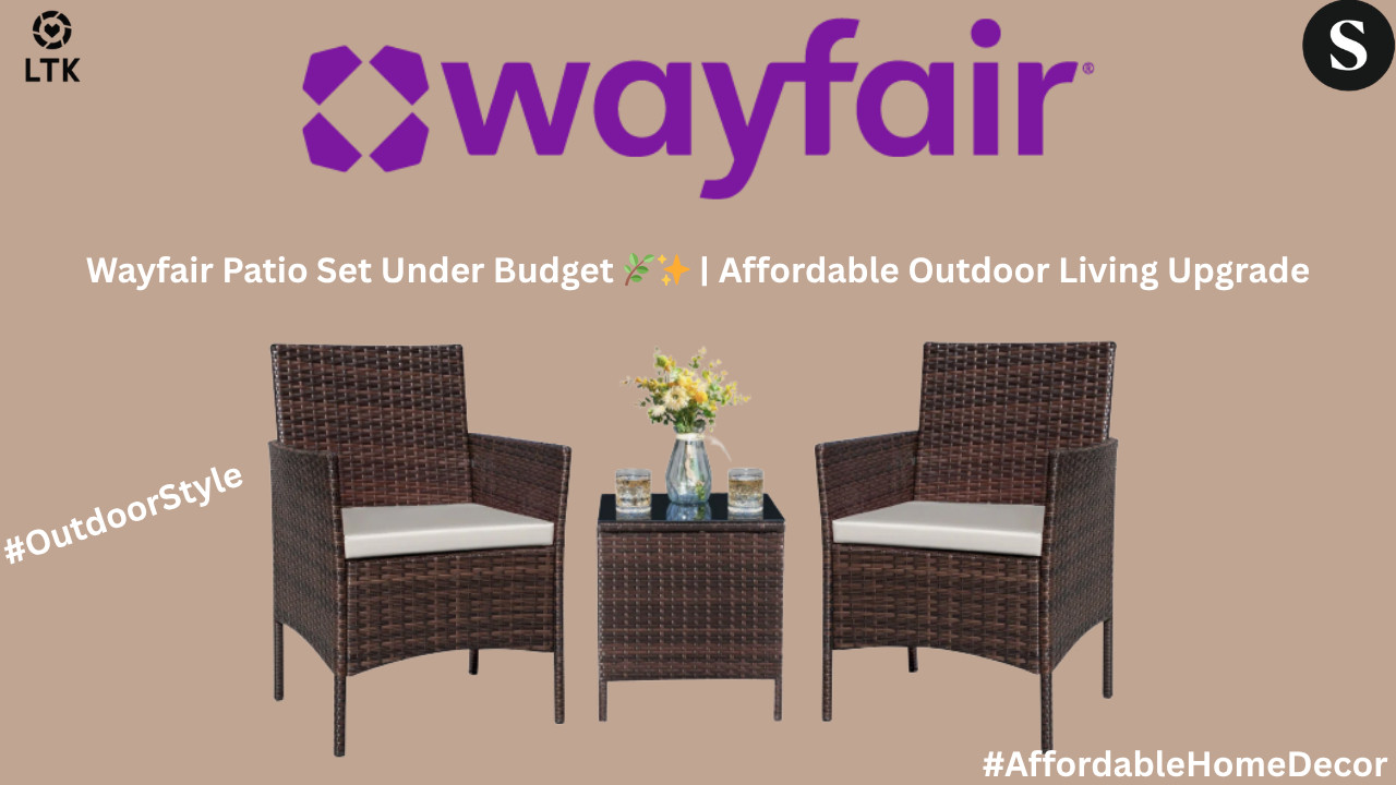 

Wayfair Patio Set Under Budget 🌿✨ | Affordable Outdoor Living Upgrade

Spring is here 🌿✨ and it’s the perfect time to upgrade your outdoor space without breaking the bank.
This Wayfair Jagger 3-Piece Outdoor Rattan Furniture Set is a stylish and affordable way to create a cozy patio, balcony, or garden seating area.
With its modern rattan design, all-weather cushions, and matching table, this set is perfect for relaxing mornings, evening chats, or simply enjoying your outdoor space in comfort.
✨ Affordable, functional, and effortlessly chic.

✨ Shop my outdoor + home favorites
🛍 ShopMy https://shopmy.us/shop/collections/4636221

🛍 LTK 
🏡 Wayfair Storefront
https://creatorlink.shop/4v7uuD0


💬 Comment “PATIO” if you’re upgrading your outdoor space this spring 🌿
👍 Like + Follow for more Over 50 & Chic home finds

Jagger 3-Piece Outdoor Rattan Furniture Set with All-Weather Cushions
A modern outdoor seating set featuring two comfortable rattan chairs and a coordinating table.
Designed with durable, weather-resistant materials, this set is perfect for patios, balconies, and garden spaces.
The neutral tones and clean design make it easy to style with any outdoor décor while providing a cozy and inviting atmosphere.
✔ 3-piece set (2 chairs + table) ✔ All-weather cushions for comfort ✔ Durable rattan construction ✔ Modern, space-saving design ✔ Perfect for small patios or balconies


#Wayfair #WayfairOutdoor #PatioFurniture #OutdoorLiving #SpringDecor #PatioInspo #AffordableHomeDecor #OutdoorSetup #BalconyDecor #GardenFurniture #Over50AndChic #HomeRefresh #OutdoorStyle #CozyOutdoor #WayfairFinds

Wayfair patio furniture set, outdoor rattan furniture set Wayfair, affordable patio furniture 2026, small patio furniture ideas, balcony furniture set 3 piece, outdoor seating set with table, Wayfair outdoor decor finds, spring patio refresh ideas, budget outdoor furniture set, rattan patio chairs set, garden furniture affordable, outdoor living inspiration, cozy patio setup ideas, Wayfair storefront patio finds, outdoor furniture under budget
 

 #LTKSeasonal #LTKOver40 #LTKHome