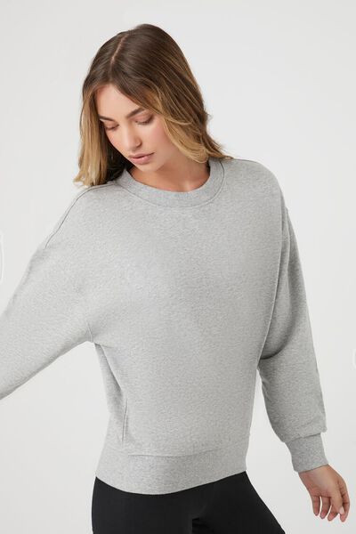 French Terry Mineral Wash Pullover | Forever 21 (US)