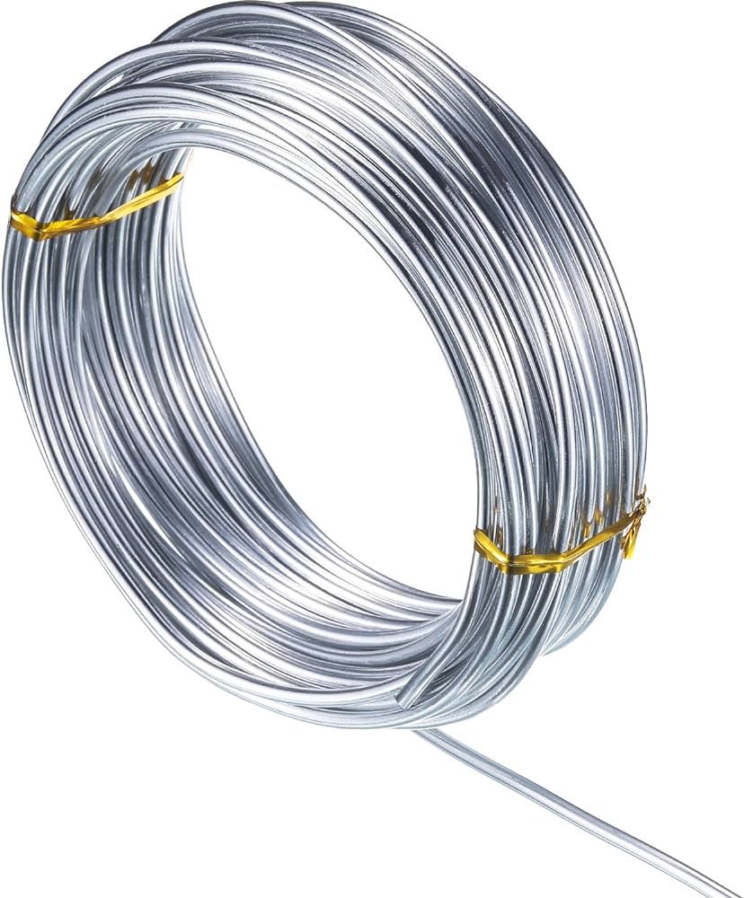 32.8 Feet Aluminum Wire, Wire Armature, Bendable Metal Craft Wire for Making Dolls Skeleton DIY C... | Amazon (US)
