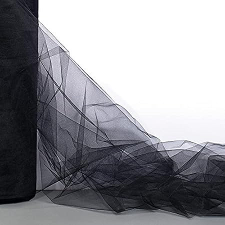 Tulle Fabric - 40 Yards Per Bolt (Black) | Amazon (US)