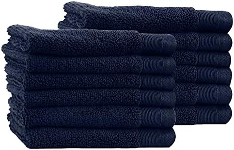 Luxury 100% Cotton Washcloths - Pack of 12, Extra Soft & Fluffy, Quick Dry & Highly Absorbent, Ho... | Amazon (US)
