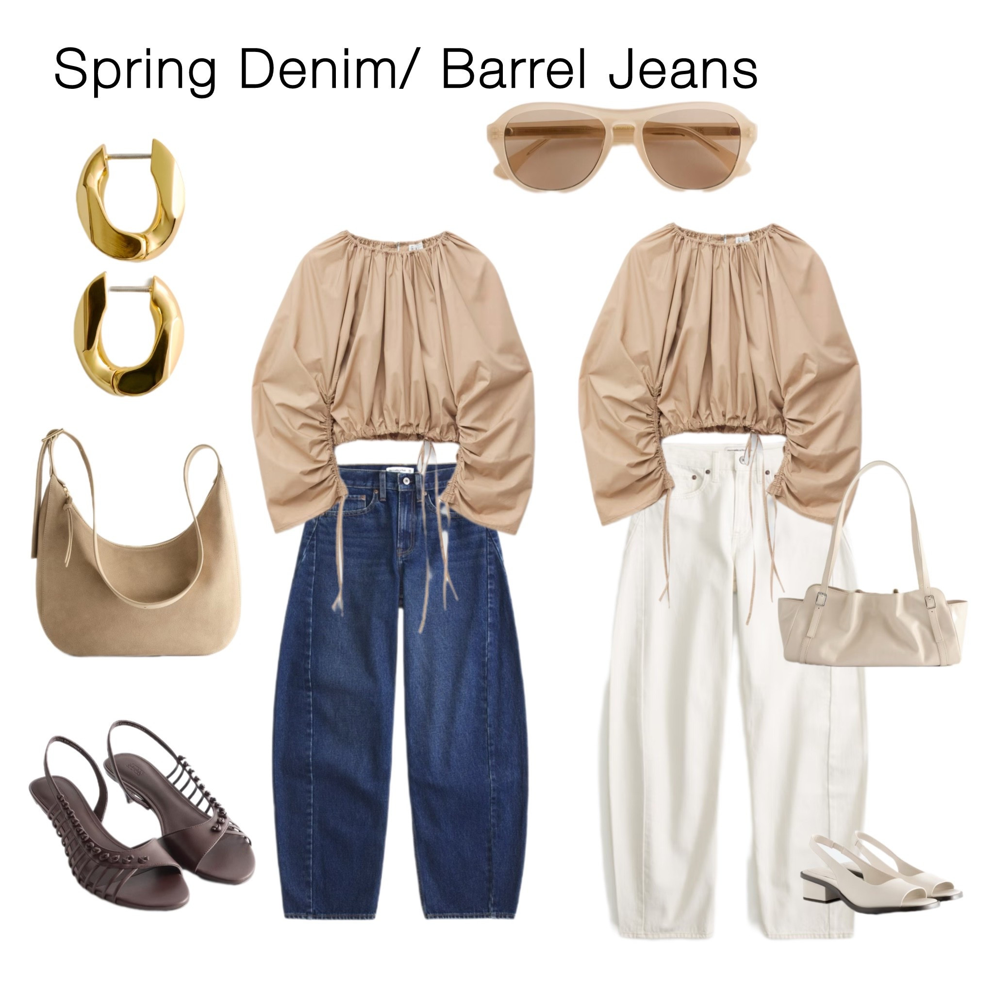 Styling Barrel jeans for spring , all looks from &other stories & Abercrombie and Fitch ❤️

#LTKspring #LTKuk #LTKstyletip