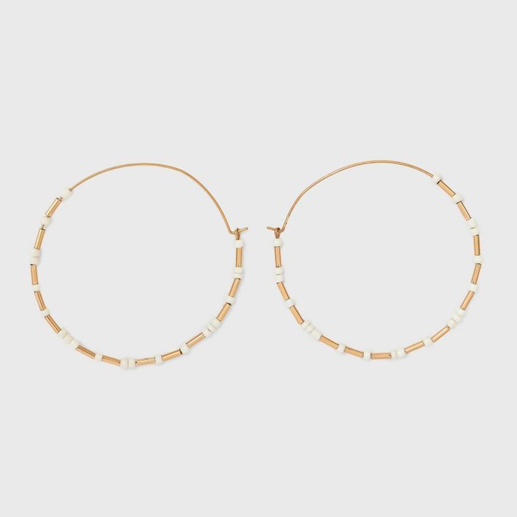 Seed Bead Hoop Earrings - Universal Thread™ | Target