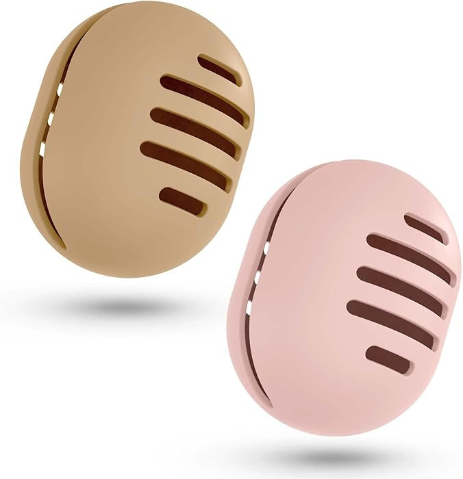 2 Pcs Makeup Sponge Holder,Double-Sided Breathable Silicone Beauty Make Up Blender Case for Trave... | Amazon (US)