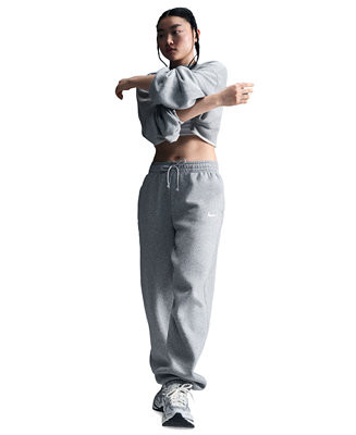Sportswear Women's Phoenix Fleece High-Rise Oversized Sweatpants | Macy's