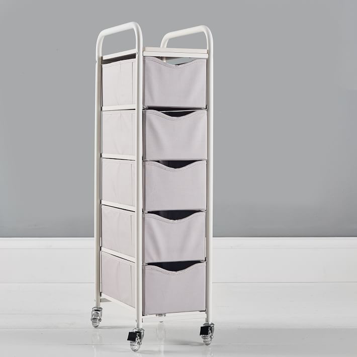 Ready-to-Roll Storage Cart | Pottery Barn Teen