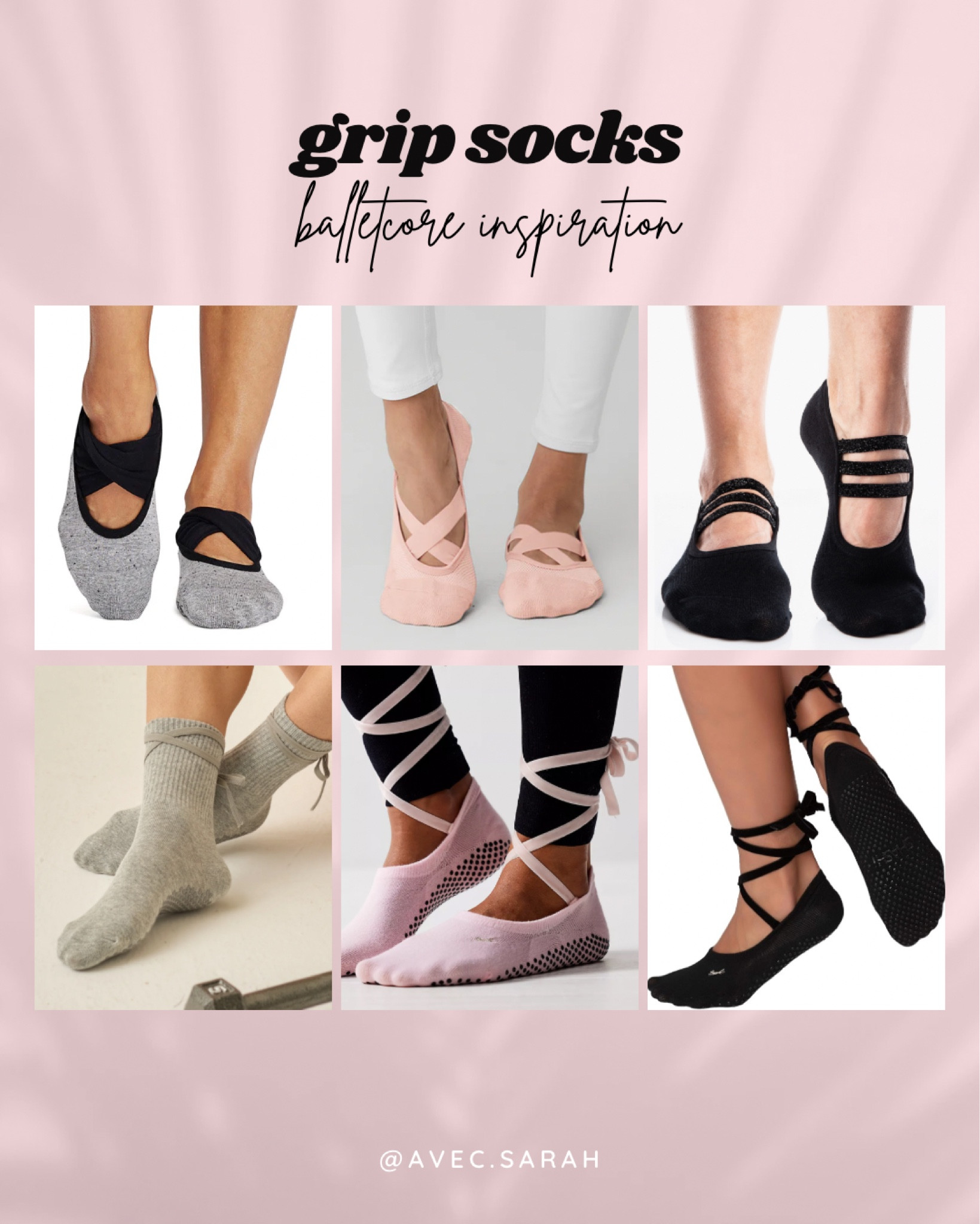 The perfect foundation for a graceful and effective workout. ✨ From sleek short-ankle styles to elegant wrap-ankle designs, these balletcore grip socks deliver on quality, grip, and performance.

Because the better the quality, the better the grip—and the better the workout. 🩰 I always opt for these over mass-produced options for that studio-to-stage feel.

#balletcore #gripsocks #barre #pilates #yoga #pilatesstyle #balletfitness

#LTKfindsunder50 #LTKfitness #LTKActive