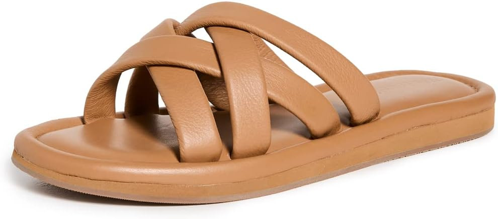 Madewell Women's Francine Puffy Woven Slides | Amazon (US)