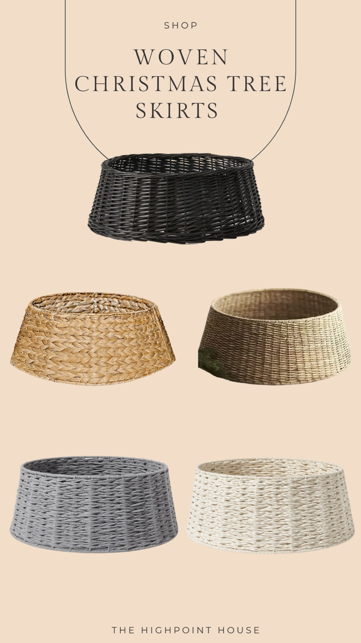 •Shop these woven Christmas tree skirts! 🎄

#LTKSeasonal #LTKHoliday #LTKhome