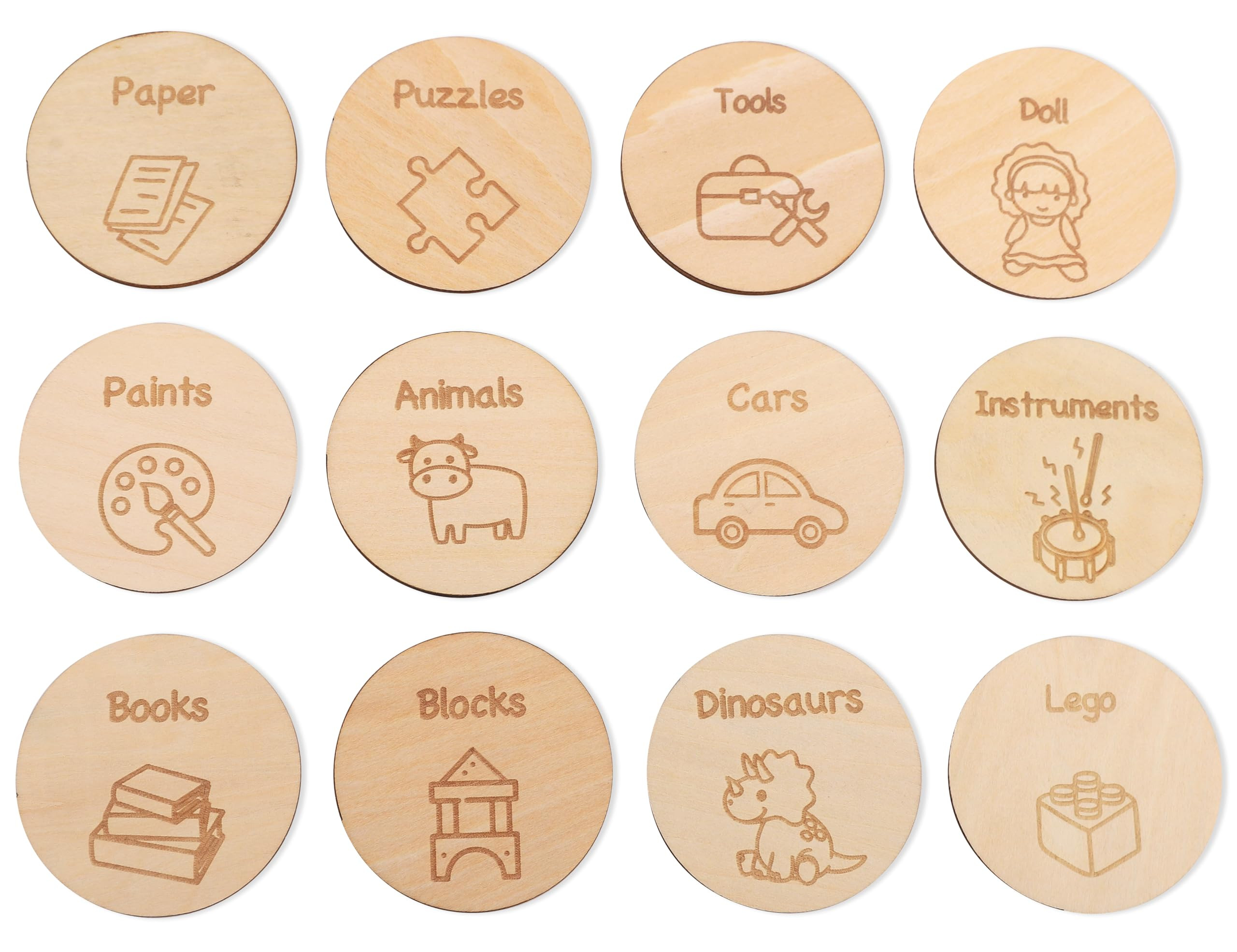 Storage Box Wooden Tags - Cute Playroom Decorations, newborn Storage box Organizer Tags, Wooden R... | Amazon (US)