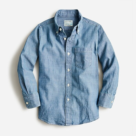 Boys' chambray button-down | J. Crew US