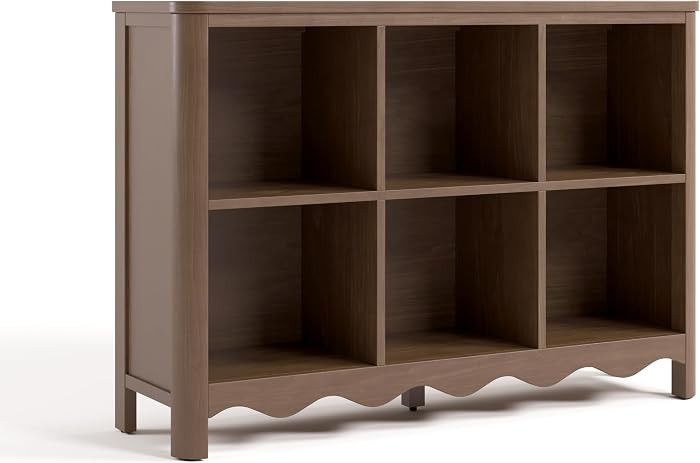 Storkcraft Casablanca 6 Cube Organizer Bookcase, Hazelnut | Amazon (US)