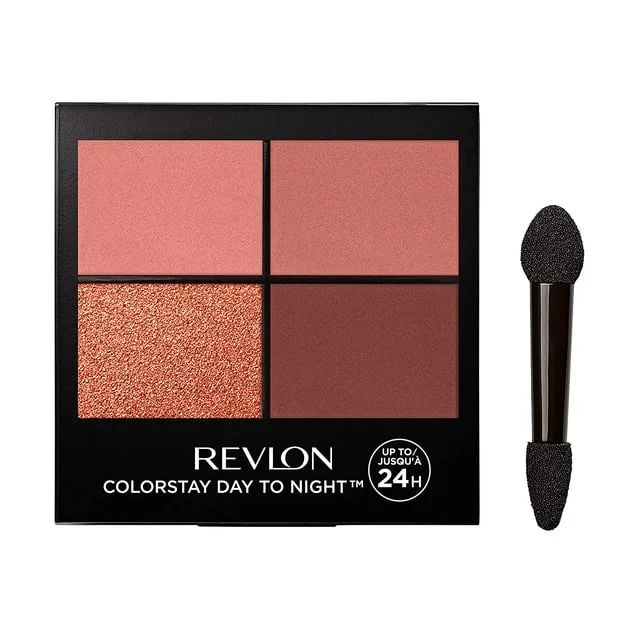 Revlon ColorStay Day to Night Long Lasting Matte and Shimmer Eyeshadow Quad, 560 Stylish | Walmart (US)