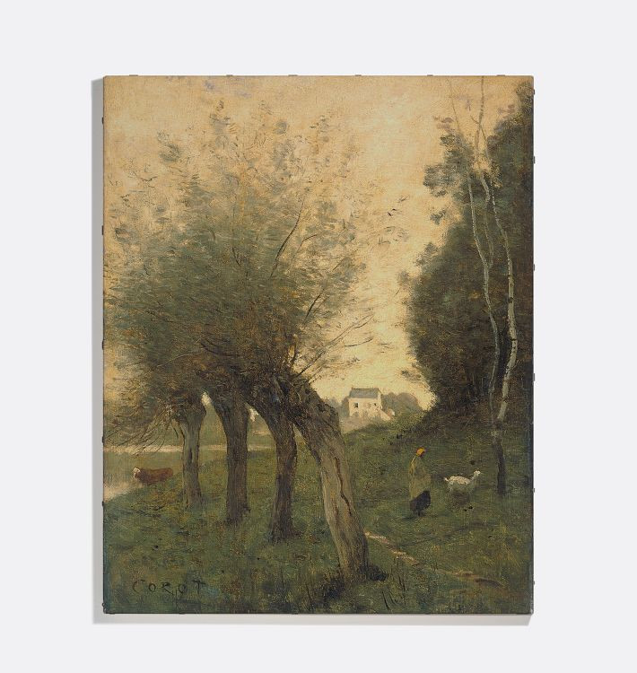 Landscape With Pollard Willows Reproduction Wall Art Print | Rejuvenation