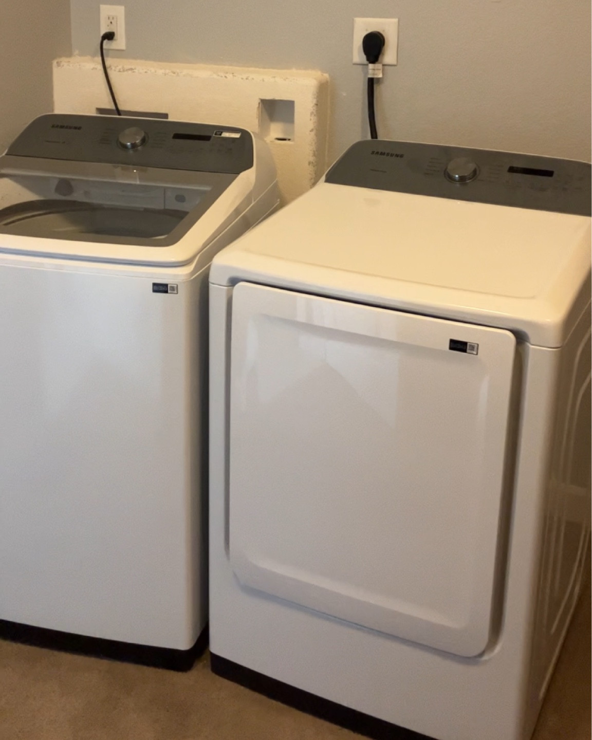 After extensive research, this is the washer and dryer we went with! Top loading was the front runner for ease of keeping the machine clean  

#LTKhome #LTKsalealert