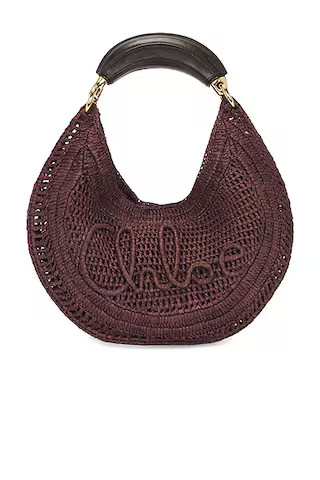 Chloe Summer Banana Shoulder Bag in Kohl Brown - Brown. Size all. | FWRD 