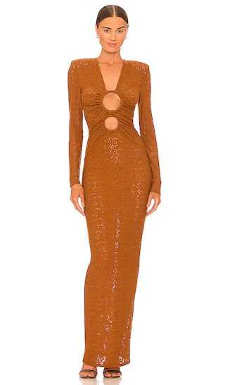 Mayan Dress in Copper | Revolve Clothing (Global)