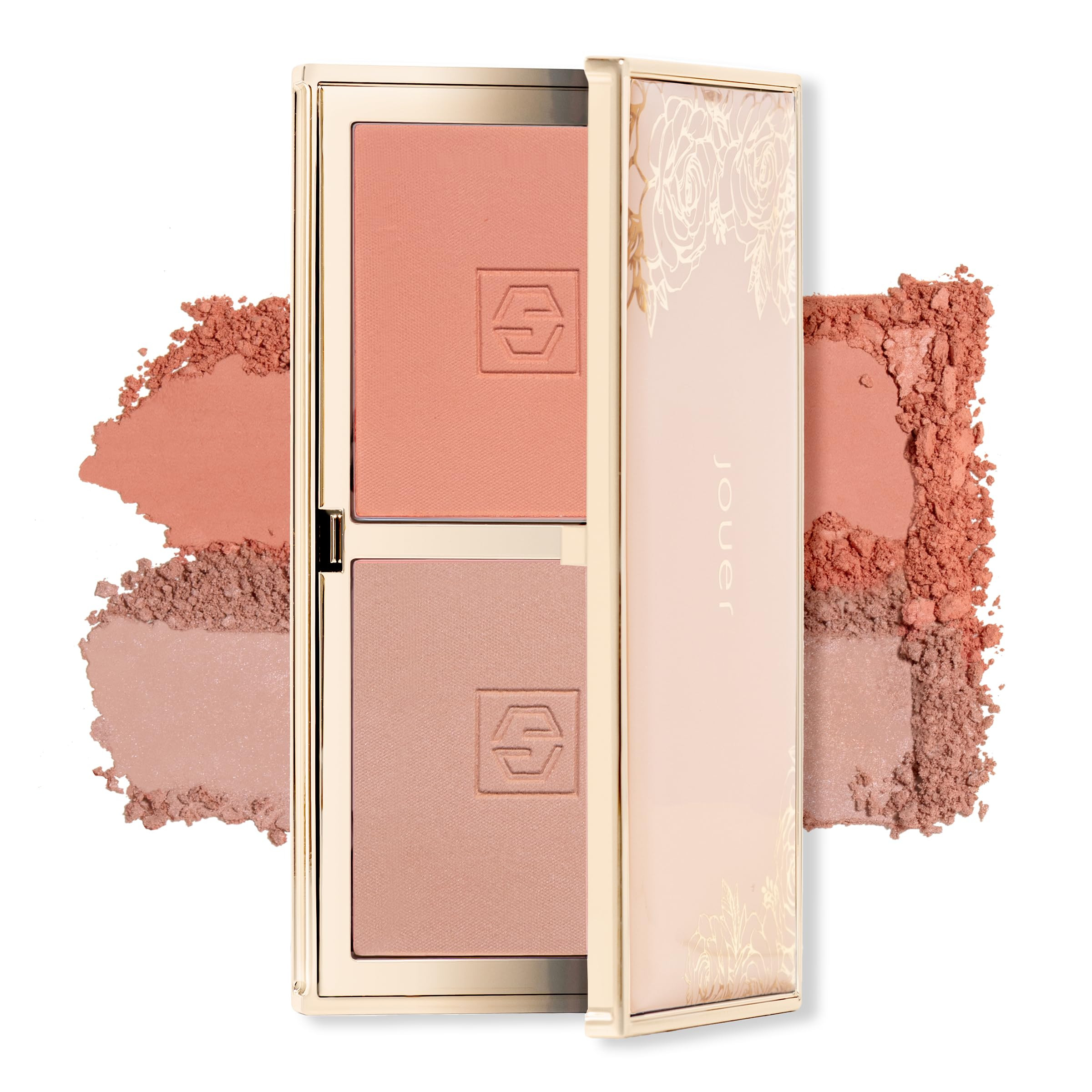 Jouer Blush Bouquet Duo 2 Shade Blush Palette High Pigment Powder Natural Flush Beauty Cosmetics ... | Amazon (US)