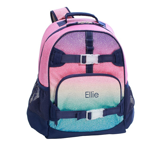Mackenzie Rainbow Ombre Sparkle Glitter Backpacks | Pottery Barn Kids
