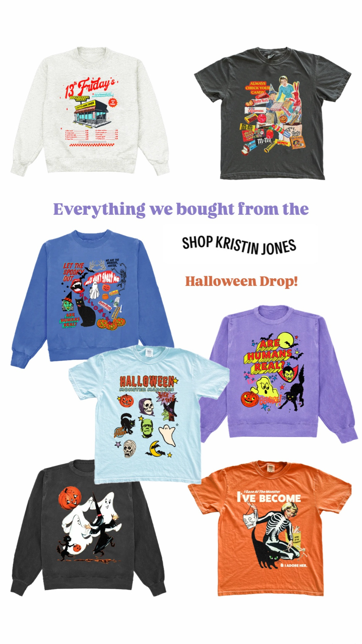 Halloween drop with Kristin Jones is live! #halloween #graphictee 